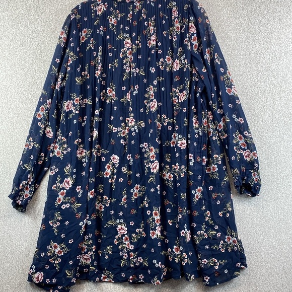 Time and Tru XXL boho floral midi dress flowing full skirt loose fit cottage - Picture 11 of 12